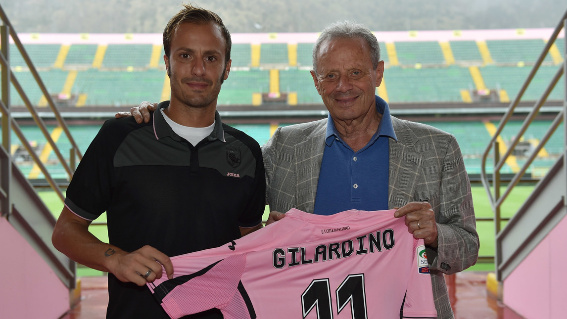 US Citta di Plaermo Unveils Signing Alberto Gilardino